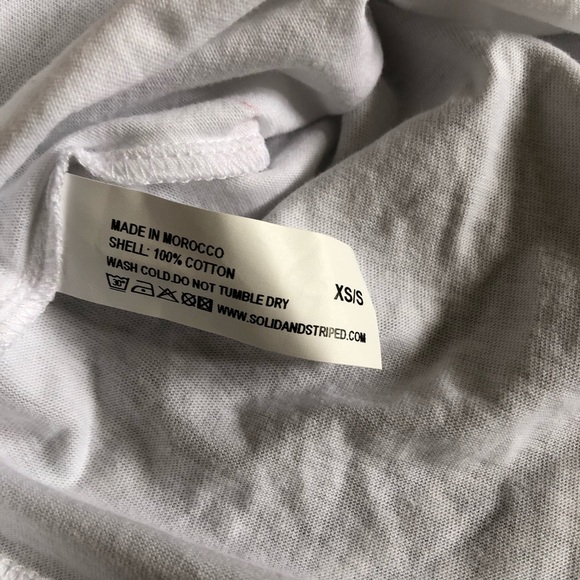 Solid & Striped Ringer Tee XS/S - Picture 2 of 2